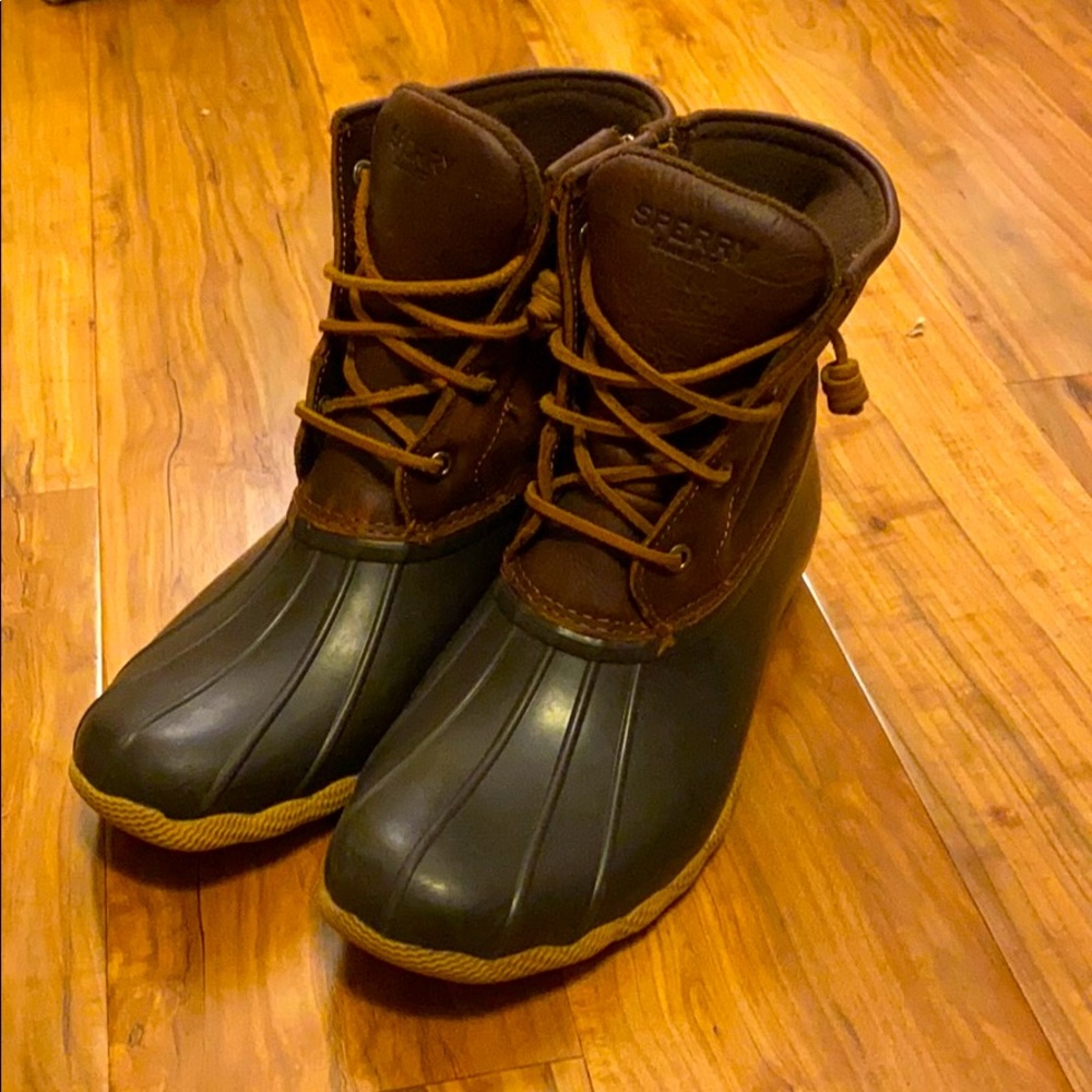Brown Sperry Boots